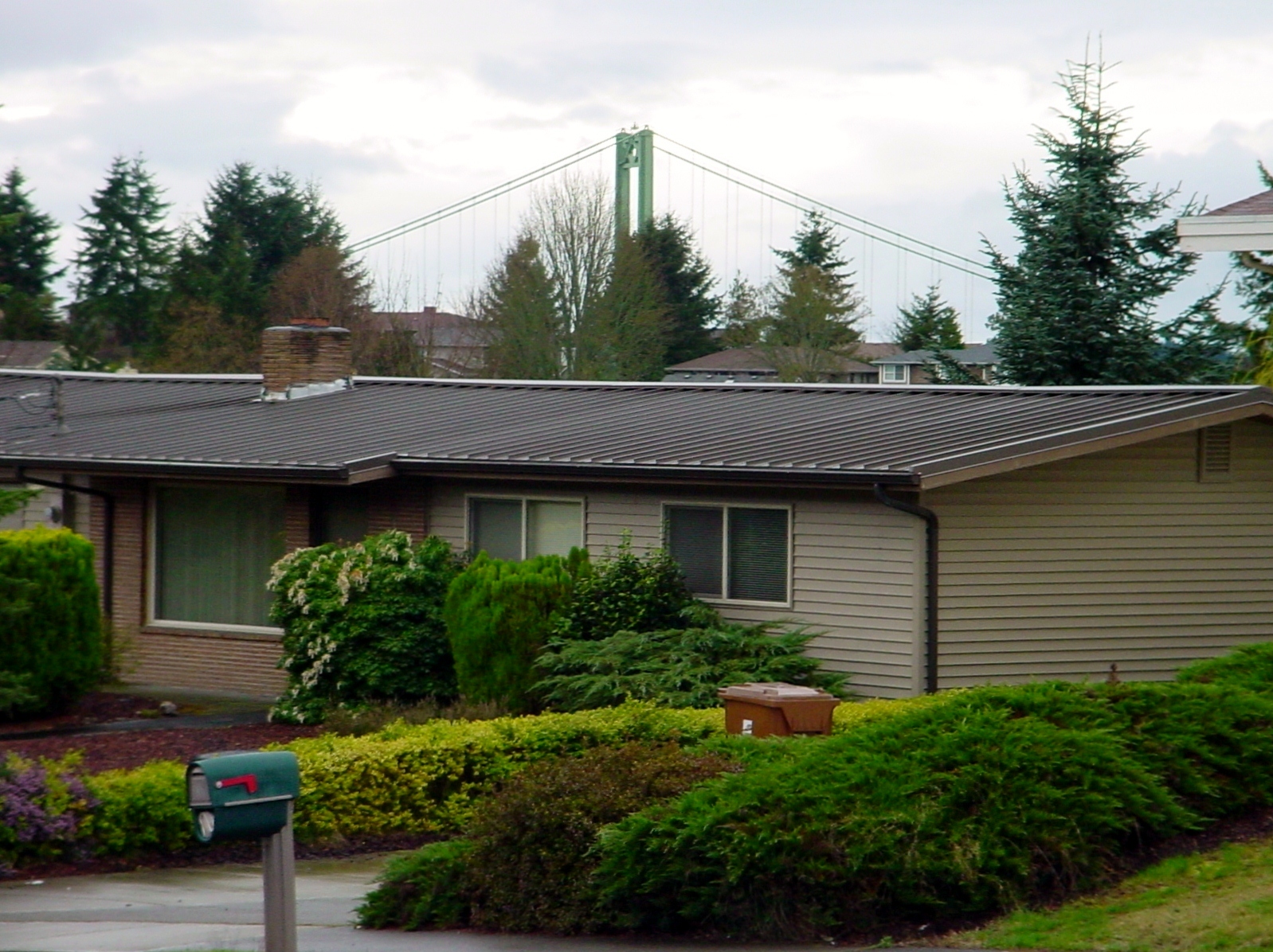 Series 2000 metal roof with copper accents in Tacoma, WA